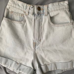 American Apparel high waisted shorts